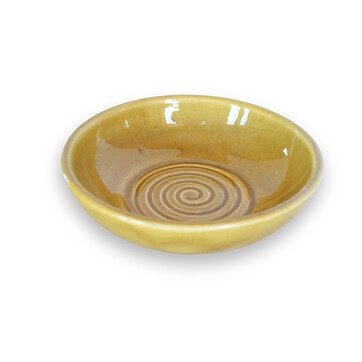 Tapas Bowl, Small Serving Dish - Yellow, Spiral