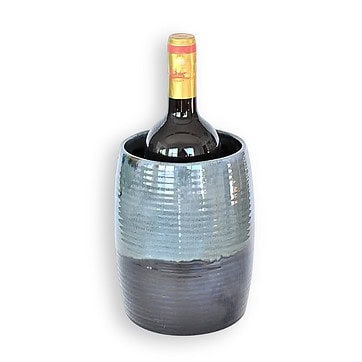 Multi-Use Wine Chiller & Utensil Holder - Black Gray