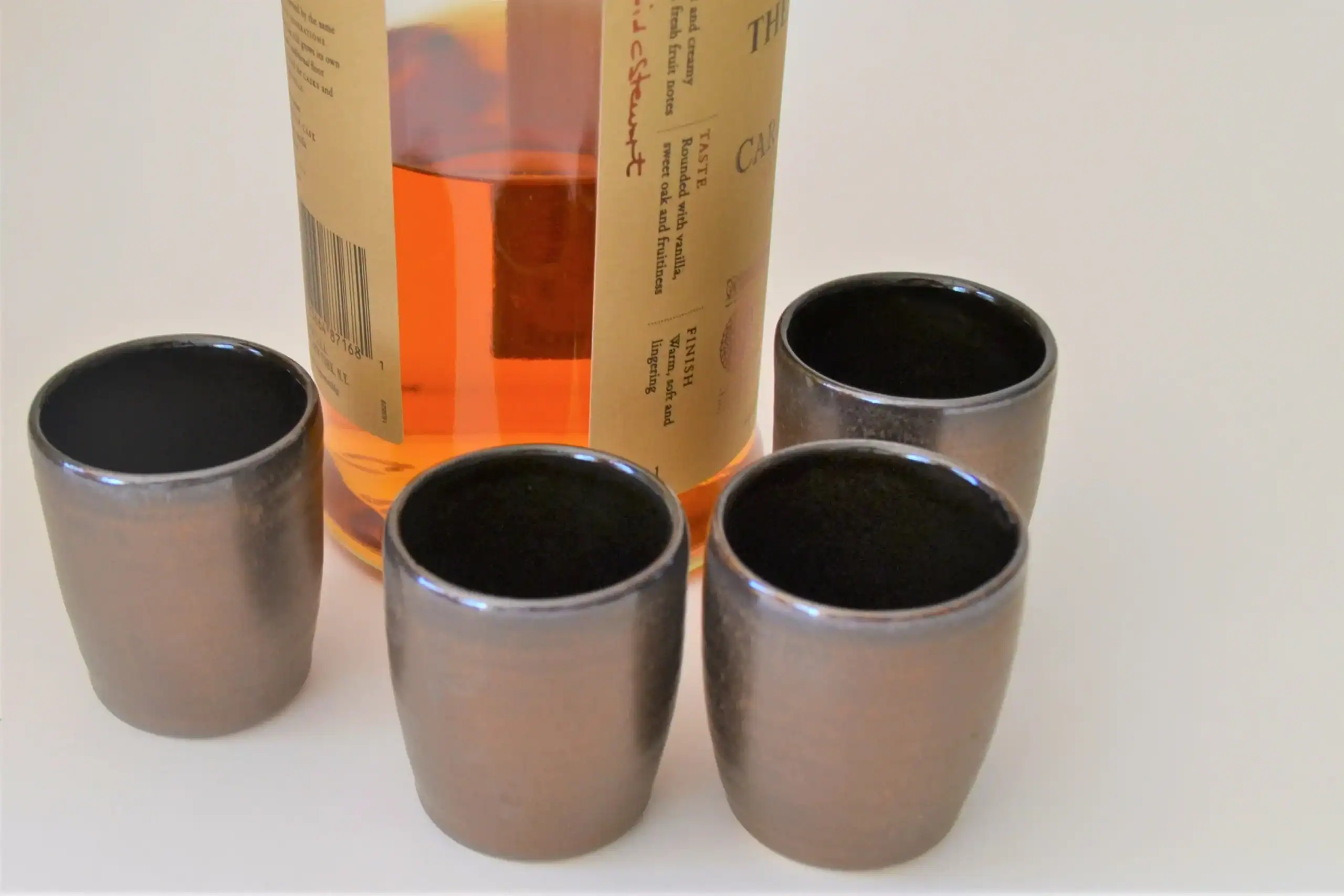 Bronze Pottery Shot Glass - Image 5