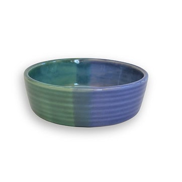 Ribbed Wine Coaster - Green and Blue