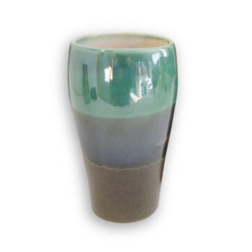 Pint Mug, 16 oz - Green and Black